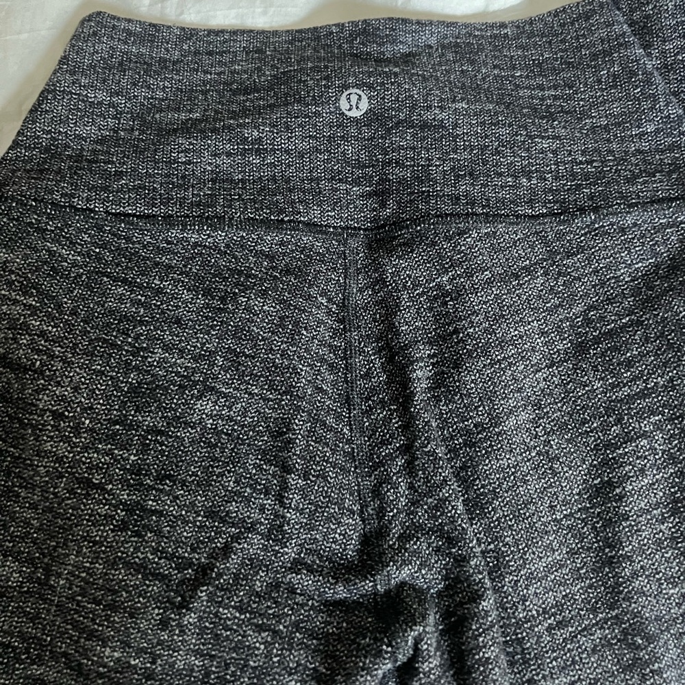 Lululemon Wunderunder tights - dark grey weave textured